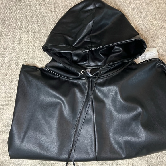 Fabletics Vegan Leather Hoodie and Ballcap (New with tags) - Picture 3 of 8